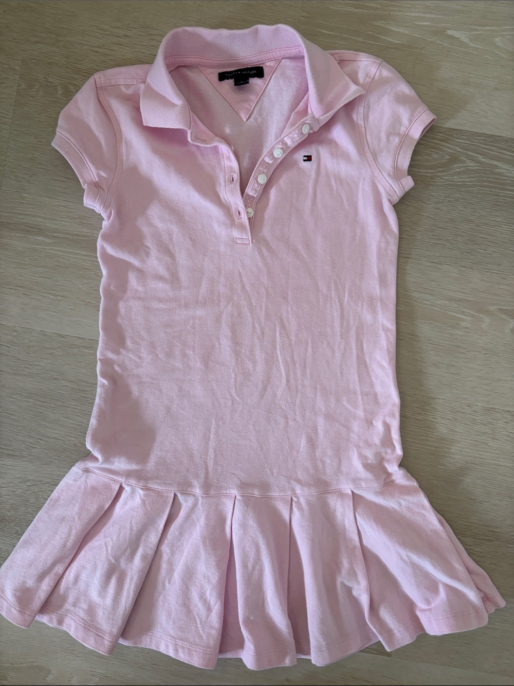 Tommy Hilfiger Light Pink Girls Polo Dress